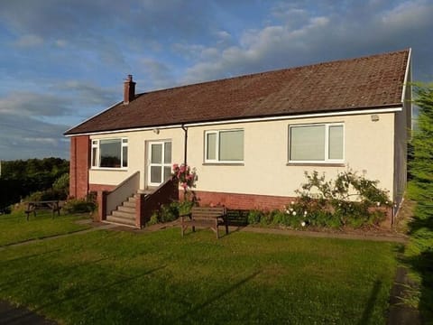 West-facing front of Bungalow