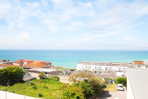 Views from both the balcony and window