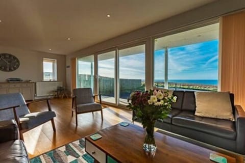 living room sea view