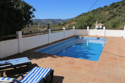 Lovely private pool used by guests only right next to the house. Lovely view!