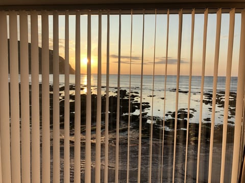 Picture window at Seafront Cottage