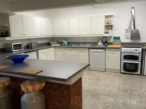 Large kitchen with spacious work surfaces