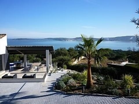 Panoramic view of the Gulf of St.- Tropez
