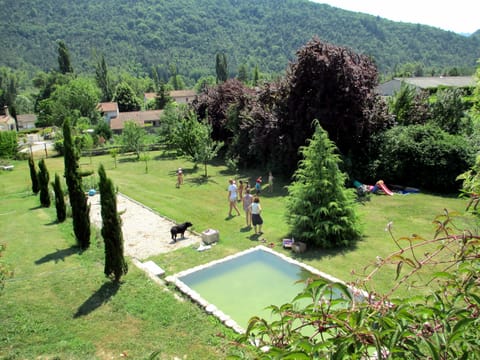 back garden from the terrace