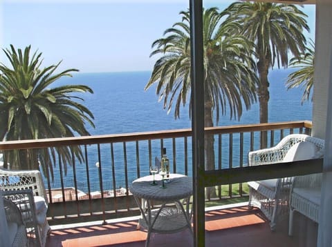 Relaxing main balcony with panoramic views
