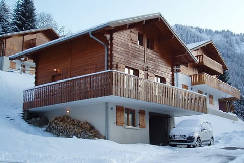 Chalet in winter