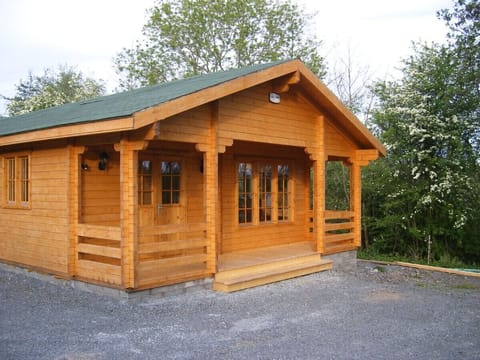 Exterior View of Log Cabin