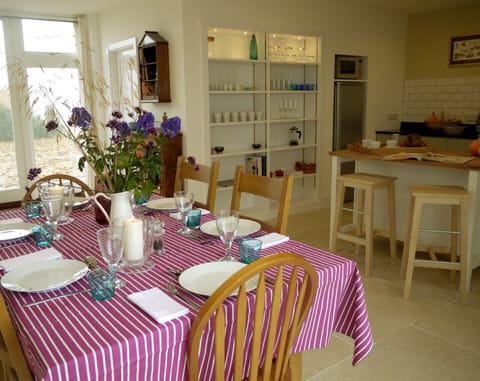 The Small Barn Kitchen and Dining Area