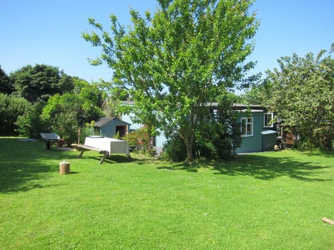 cabin from the garden