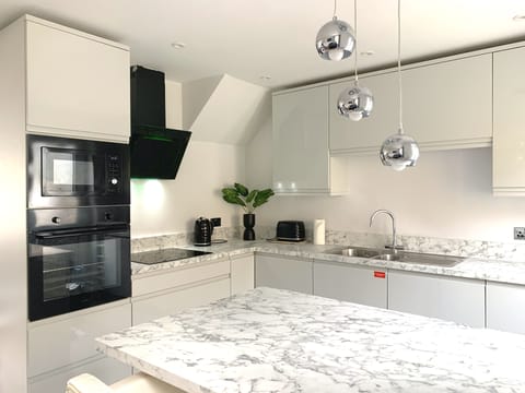 open plan dining, kitchen, lounge