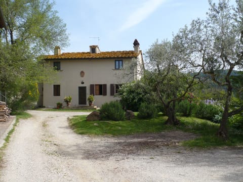 The farmhouse front view