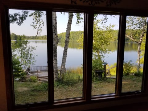 View south from the living room.
