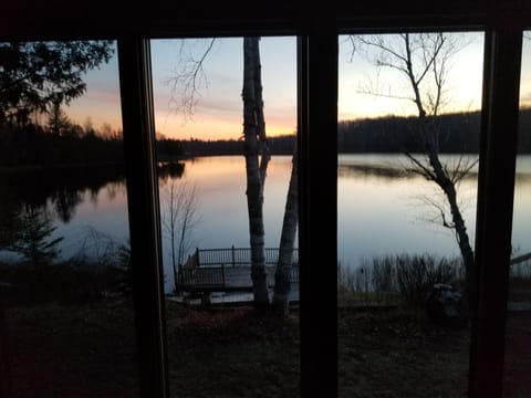 End of a great day from the living room.