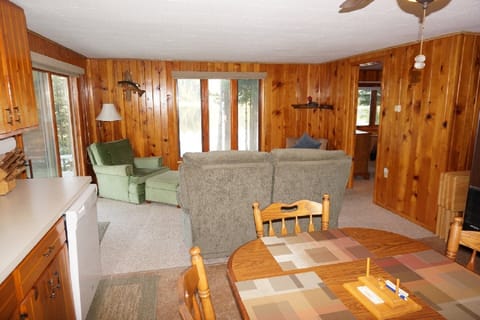 View of front sitting area from kitchen