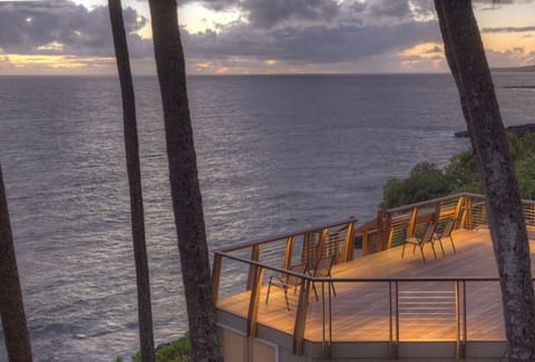 Evening view sun deck