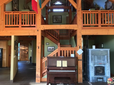 looking to front door from living room
