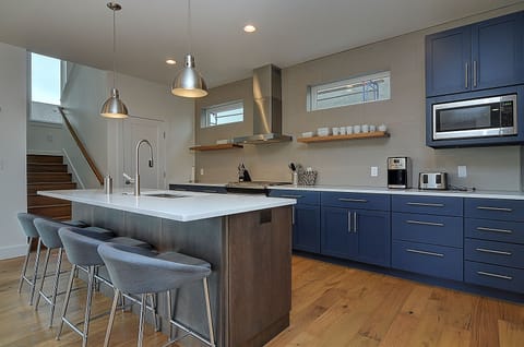 Fully stocked kitchen
