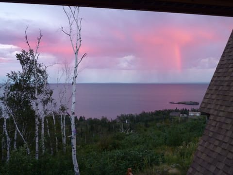 Watching storms come in over Lake Superior