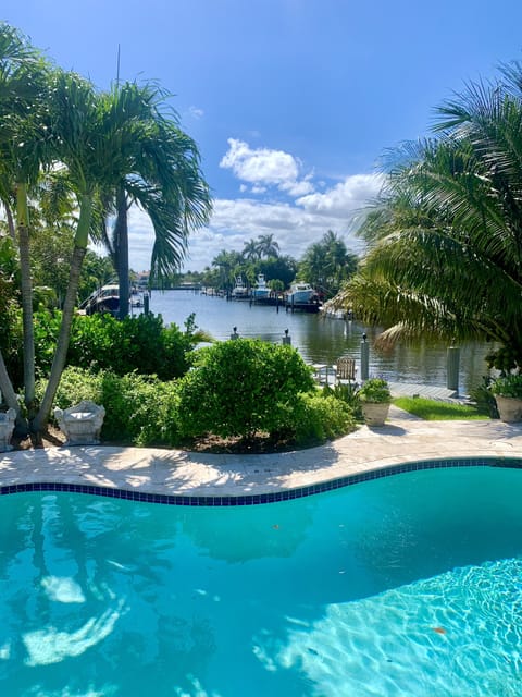 Looking west from the back of the house