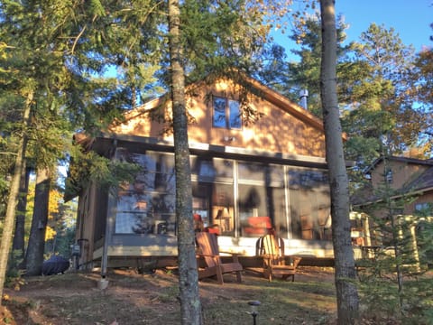 Lakeside View of the cabin
