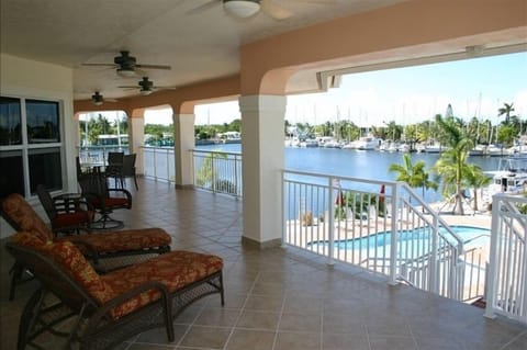 2nd floor Patio view overlooking Basin and Pool