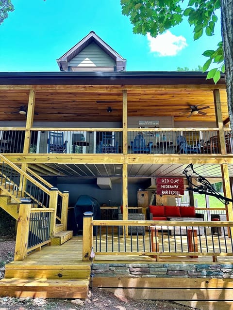double deck views of the lake