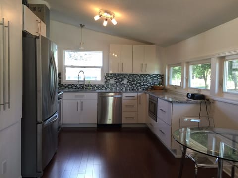 Eat-in kitchen with tons of natural light