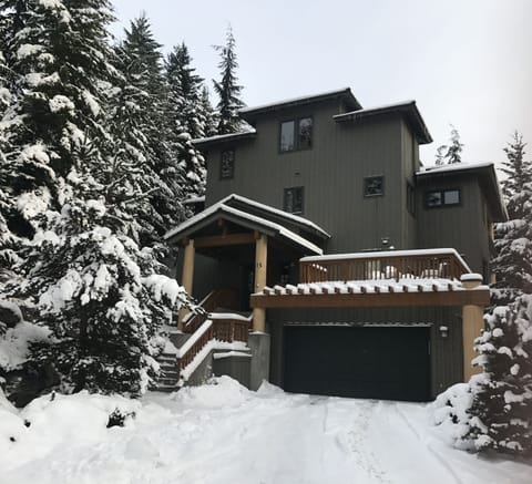 The front of the house-winter 