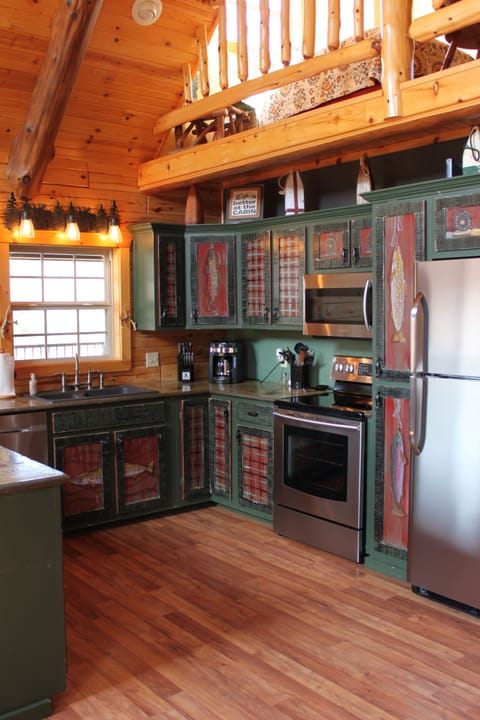 Open kitchen with all the necessities