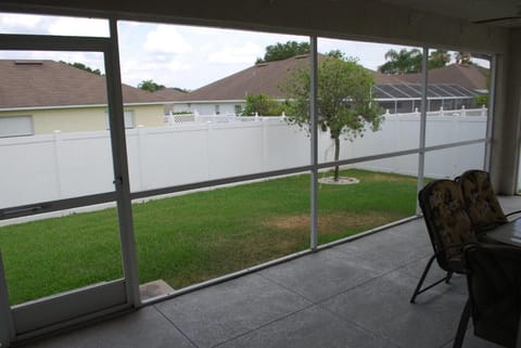Large screened in porch with great sunrise views