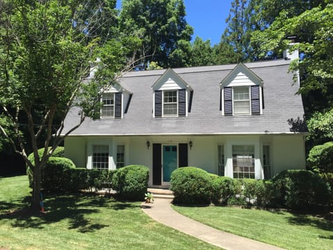 Front of house and yard