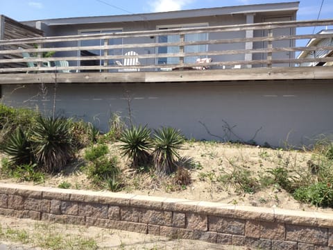 Oceanside home located across street from oceanfront  homes.