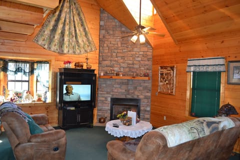 Peach Blossoms living room