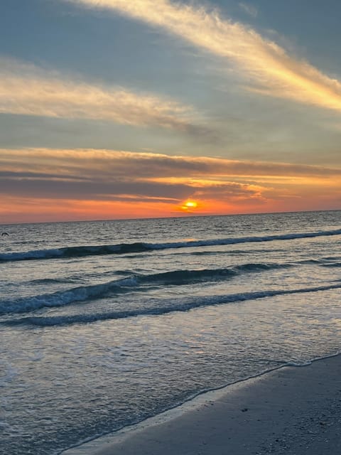 Lido Beach at sunset
