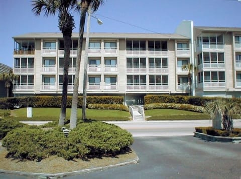 Our unit is located first floor in the building across the street from the ocean