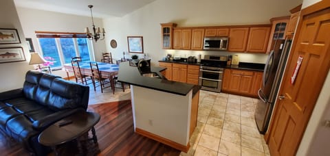 View from LR to Kitchen