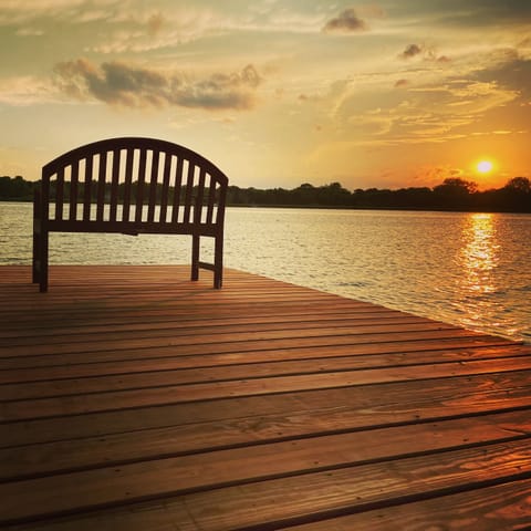 Sunset from the dock