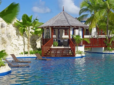 communal Pool and Gazebo, with beach affect.