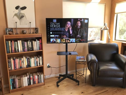 Plug into any outlet in the house and watch 43 inch LG smart TV