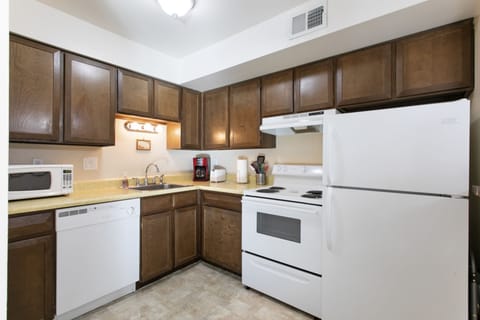 Fully stocked kitchen with all utensils and appliances needed for your stay.