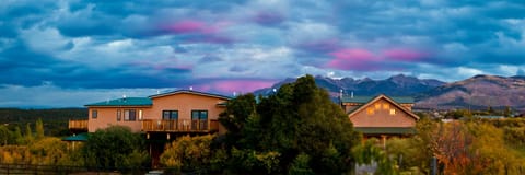 Panorama of Truchas Peaks Place with Mountain Views & nearby Casita 