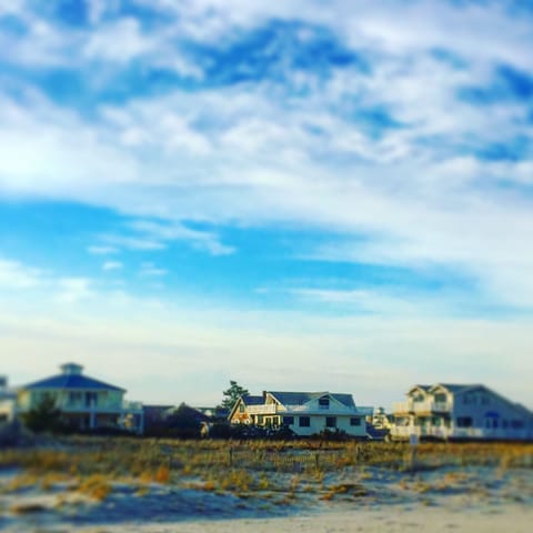Linden Cottage, from the tide line.