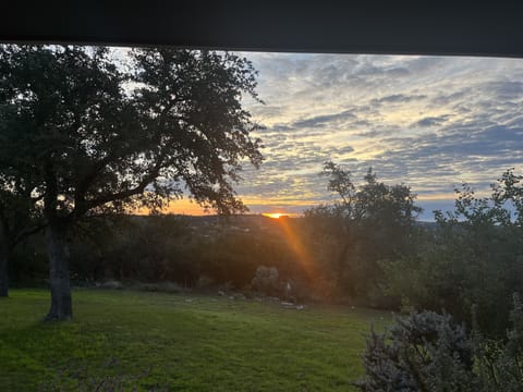 Sunrise from the front porch
