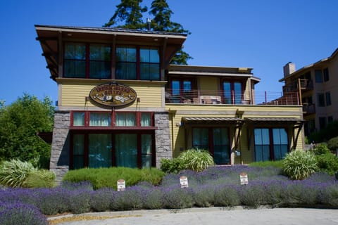 The building is on the right