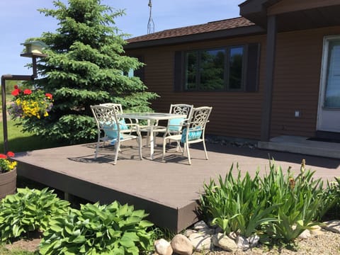 The Deck is perfect for afternoon sun and sunset picnics!