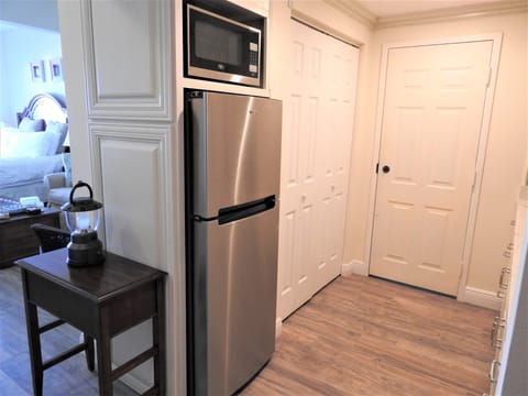 Fridge and microwave