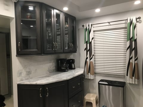 well-supplied kitchen