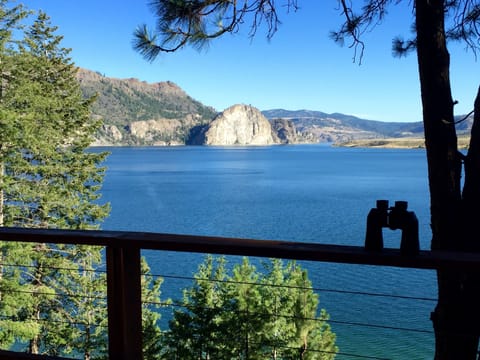 Binoculars available in the cabin