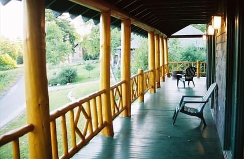 Front porch with views of Olympic Ski Jumps and Bobsled Track plus mountains!