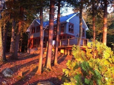 Standing at water's edge.